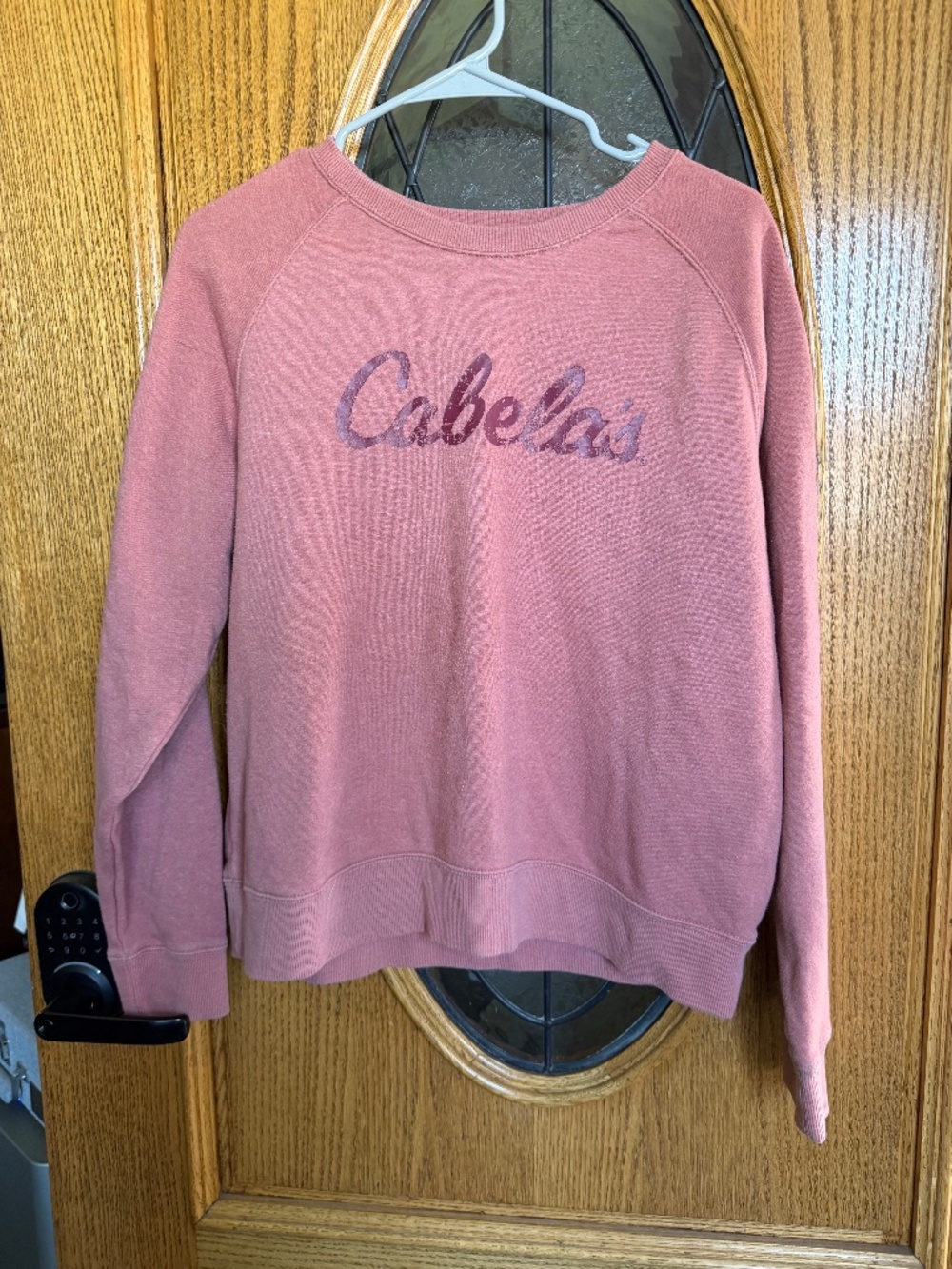 Cabela's pink sweatshirt Size M